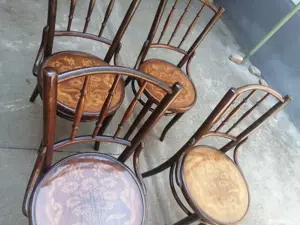 vand 4 scaune Thonet Mundus-Borlova - imagine 3