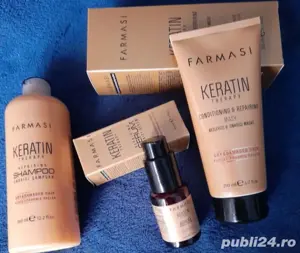 Set Keratin Therapy! Şampon + Balsam + Ulei 