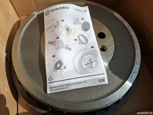 Tamburi set 2 buc. pt. frână auto spate Brembo 228,4mm - imagine 4