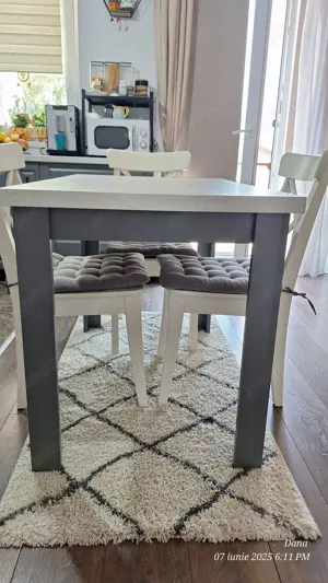 masă + 4 scaune IKEA   - imagine 4