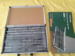 Trusa set burghie pentru ciocan rotopercutor SDS, buc = 12 - imagine 3