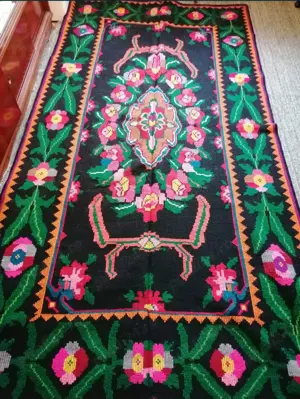 Macate din lana tesute manual - imagine 3