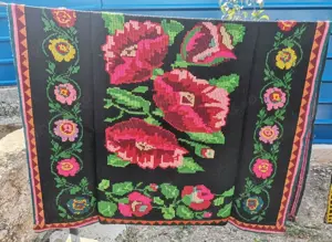 Macate din lana tesute manual - imagine 4