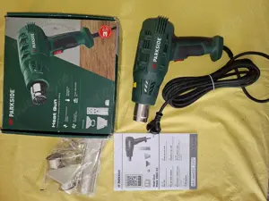 Pistol cu aer cald  Parkside, cu accesorii, 200w, doua trepte aer - imagine 2
