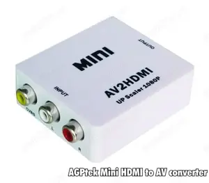 Convertor adaptor video AV2HDMI, HDMI2vga, VGA2HDMI, HDMI2AV, AV2VGA nou ! - imagine 2