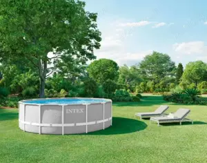 Piscina cu cadru metalic, rotunda, 457 x 122 cm