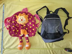 Doua rucsace pentru copilasi, se pot folosi la gradinita, plimbare etc
