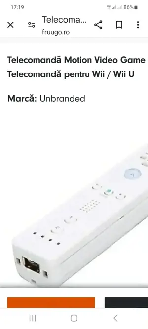 Vind telecomanda motion video gama pentru wii wii-u - imagine 3