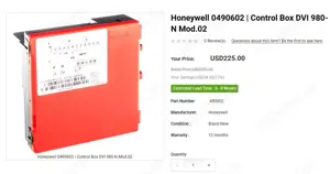 Honeywell 0490602 | Control Box DVI 980-N Mod.02 - imagine 2