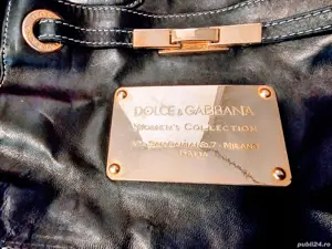 Ocazie! Dolce & Gabbana,geanta De Colectie Foarte Rara,piele Naturala. - imagine 4