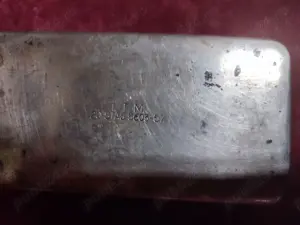 Veche cutie, metalica, pentru sterilizat ace si seringi medicale+6 taietoare pt. fiole - imagine 3