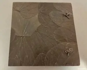 album foto artizanal, din frunze si hartie artizanală  - imagine 4