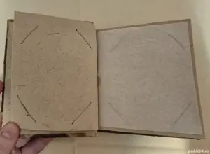 album foto artizanal, din frunze si hartie artizanală  - imagine 2