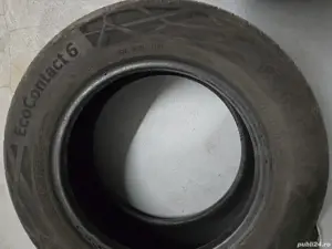 2 anvelope vara folosite 185/65/R14 Continental EcoContact6 - imagine 2