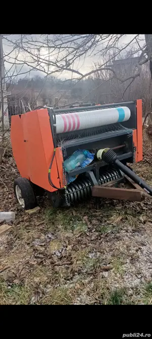 Vind presă baloții rotunzi 120 90 cm pikup de 130cm cu legare pe plasa 30 45 HP 