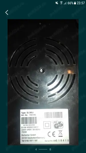 Storcatoare fructe bartscher sl380j si heinner hsj160rd - imagine 5