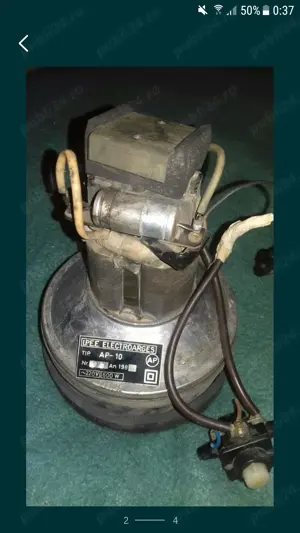 Motoare aspiratoare vechi ElectroArges 600w si Record 450w - imagine 2