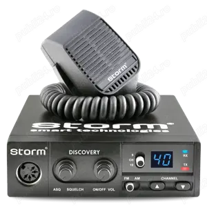 Statie radio CB Storm Discovery (opțional și antena)