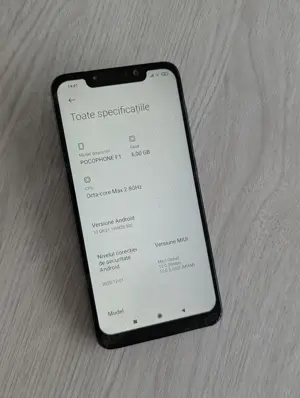 XIAOMI Pocophone F1 12 Megapixeli Display 6.18" 64gb 6GB MIUI 12 + Cablu Poco F1 - imagine 3