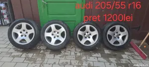 vand jante audi cu cauciucuri 205/55 r16 