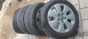 Vand jante audi cu cauciucuri 205/55 r16 - imagine 3