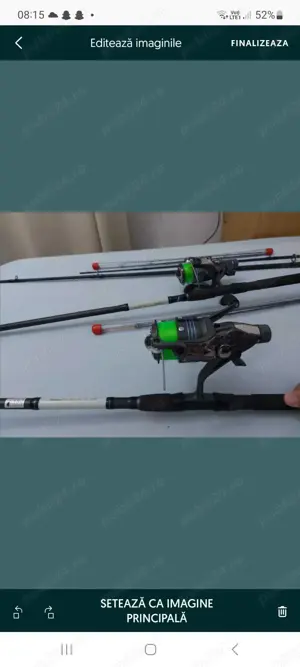 Vand 2 lansete feeder Shakespeare 3.9 m 120 g - Tot setul 800 lei.