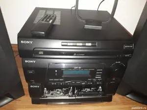 Combina Audio vintage Sony LBT-G1 cu boxe sony 8 Ohm  telecomandă ant