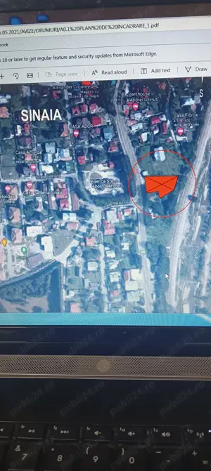 Închiriez teren pentru panou publicitar la Drum Național