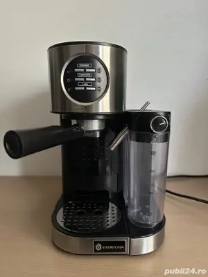 Espressor semi automat Studio Casa Barista Latte cu rezervor lapte - imagine 5