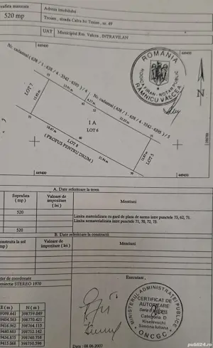 Vand teren de casa 520 mp, Lenin Sud, Troianu, intravilan - imagine 4