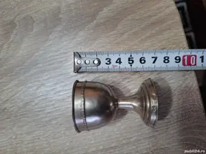 pahar suport ou fiert argint masiv - imagine 3