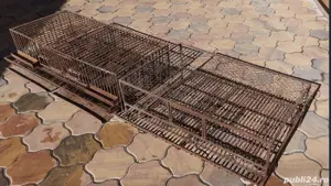 Cușcă cu două compartimente pentru prepelițe - imagine 5