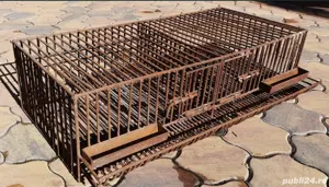 Cușcă cu două compartimente pentru prepelițe - imagine 2