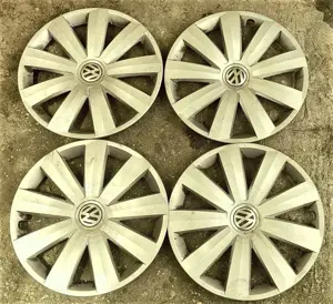 Jante otel originale vw passat 16" si capace originale 16" - imagine 3
