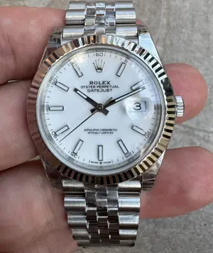 Rolex Datejust 41 mm Jubilee 904L Cadran Alb VSF 3235 72h Rezerva