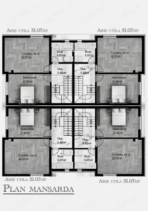 Case P+1+M | 158 mp utili  locuință| Dobroești,Ilfov| DEZVOLTATOR - imagine 9