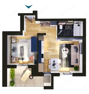 Apartament de vanzare, cu 2 camere, 47 mp, zona Calea Torontalului red.suplim 5% - imagine 9