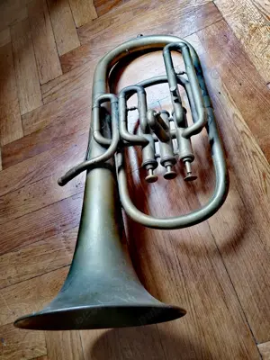 Instrument muzical,tuba,flighorn,trompeta,eufoniu,horn Couesnon&Cie - imagine 2