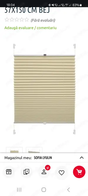 Jaluzele plisate - imagine 3