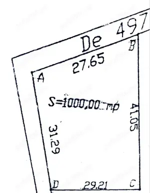 Teren intravilan 1.000 mp Snagov - imagine 2