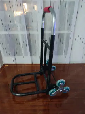 Carut pentru marfa, solid, ax cu 3 roti pentru urcari mai usoare - imagine 2