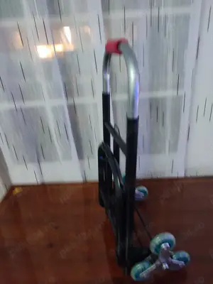 Carut pentru marfa, solid, ax cu 3 roti pentru urcari mai usoare - imagine 4