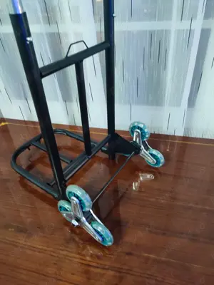 Carut pentru marfa, solid, ax cu 3 roti pentru urcari mai usoare - imagine 3