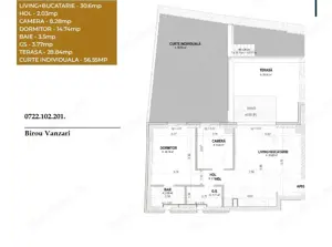 3 camere cu gradina privata  -NOU - Ultracentral - imagine 12