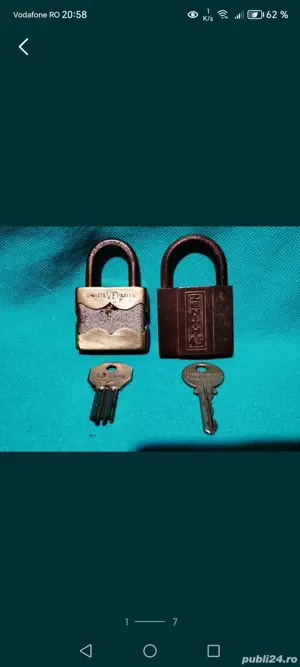 Lacăte vintage franceze anii 1950