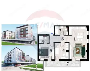 Apartament cu 3 camere de vânzare în zona Orasul Vechi Baia Mare - imagine 6