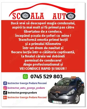 Instructor George Podaru Pascani