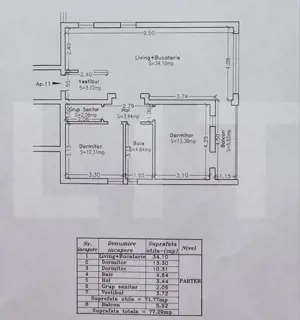 Apartament spațios, 3 camere, complet mobilat și utilat, gata de mutat - imagine 6 Apartament spațios, 3 camere, complet mobilat și utilat, gata de mutat - imagine 6