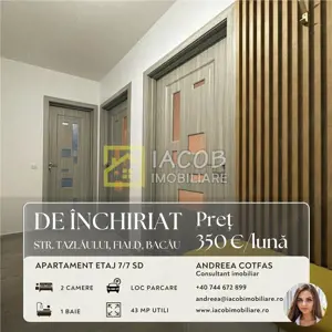 2 Camere de Inchiriat | Priveliste WOW | Cartier Fiald