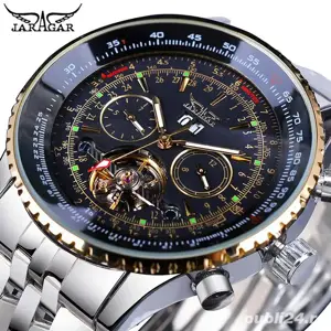 ceas barbatesc jaragar  multi functionalotel inoxidabil argintiu - imagine 2